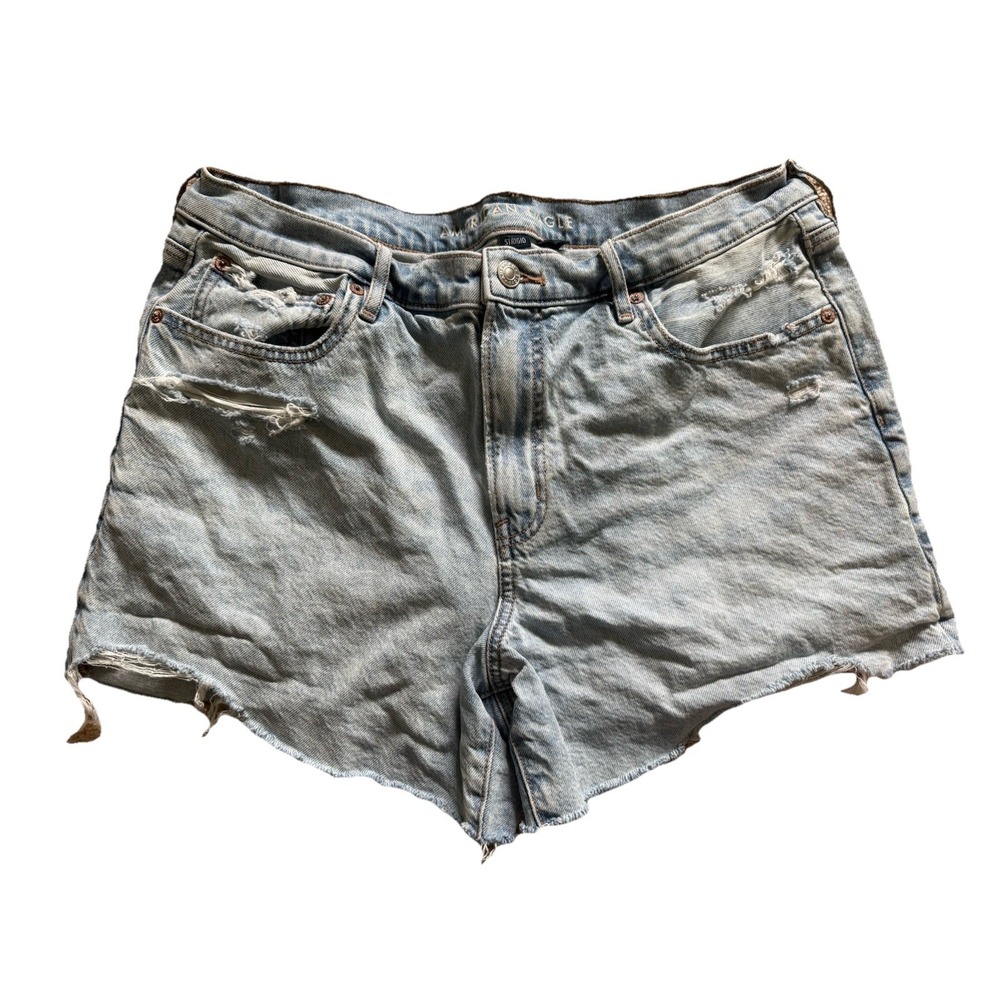 American Eagle Outfitters The Perfect Short Denim Cutoff Shorts Size 14